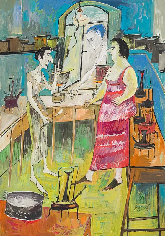 Iwan  Kulik, Scena w kuchni