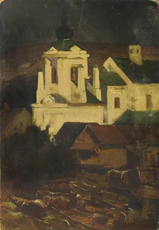 Stanisław Karniewski, TARG W KRZEMIEŃCU, 1930