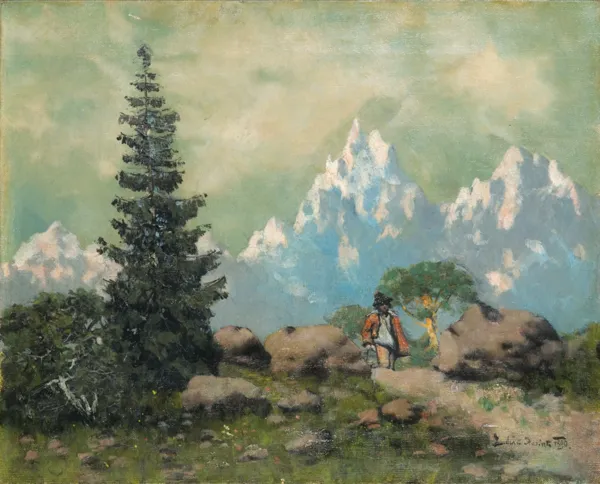 Ludwik Stasiak, GÓRAL NA TATRZAŃSKIEJ ŚCIEŻCE, 1890 