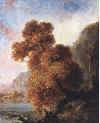 Teofil Kwiatkowski, Pejzaż z doliny Cousin