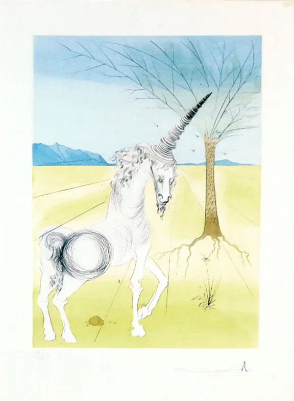 Salvador Dali, "Józef" z cyklu "Dwanaście plemion Izraela", 1972