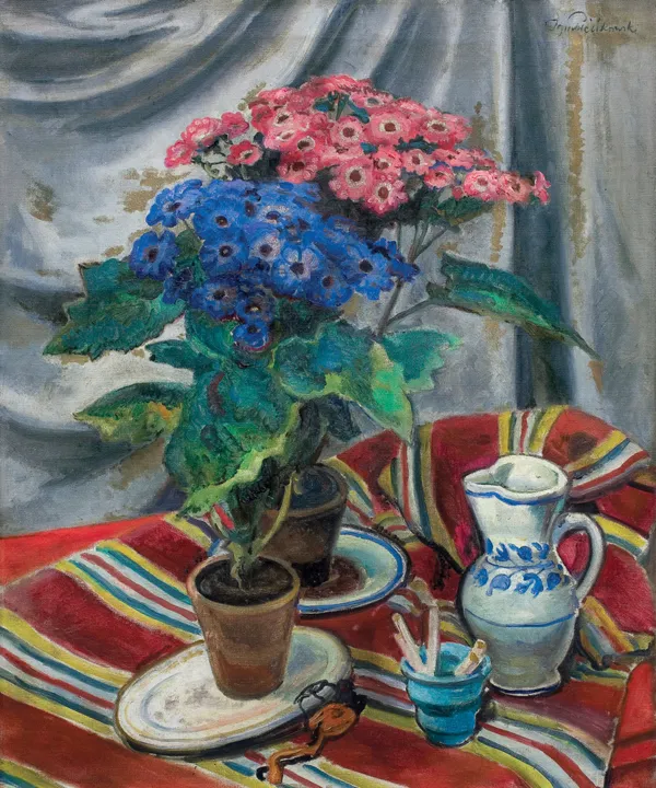 Ignacy Pieńkowski, MARTWA NATURA Z KWIATAMI, po 1920