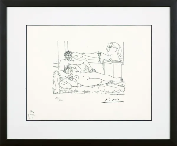 Pablo Picasso, Artysta i modelka, 1933/1973