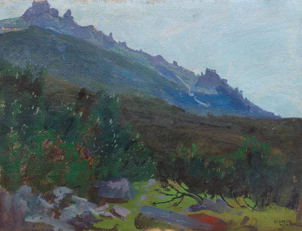 Stanisław Gałek, KRAJOBRAZ TATRZAŃSKI, 1920