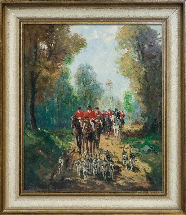 Karl Mohr, WYJAZD NA POLOWANIE Z OGARAMI