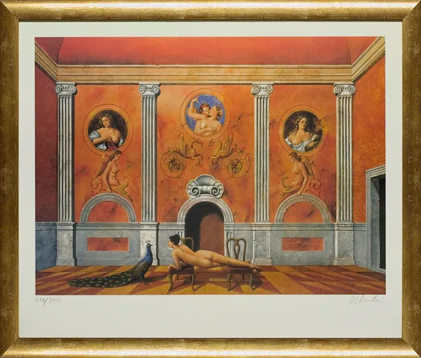 Rafał Olbiński, Akt we wnętrzach pałacowych