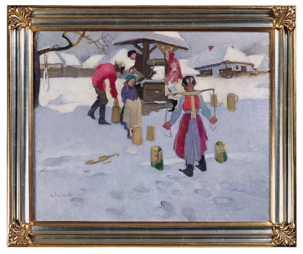 Alfons Karpiński, PRZY STUDNI, 1911