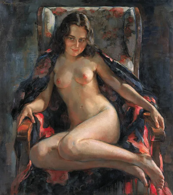 Wilhelm Hempfing, Akt, 1943