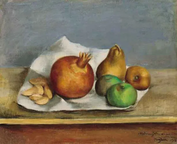 Henryk Hayden, Martwa natura z owocami