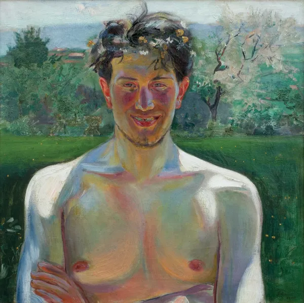 Vlastimil Hofman, PORTRET MŁODZIEŃCA. WIOSNA, 1908