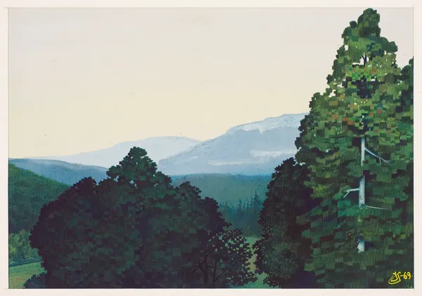 Jerzy Szelągowski, Widok na góry, 1969