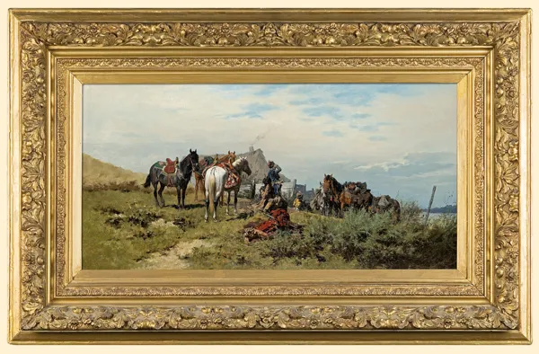 Władysław Szerner, NA POPASIE, ok. 1880