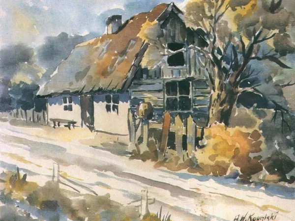 Autor nierozpoznany, Wiejska chata