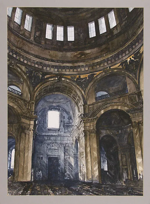 Paweł Dmoch, Wnętrze katedry św. Pawła w Londynie, 1996