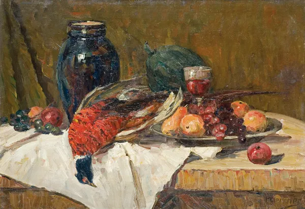 Hans Gleissner, MARTWA NATURA Z BAŻANTEM