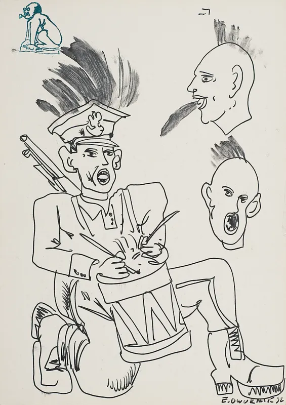 Edward Dwurnik, Dobosz, 1992