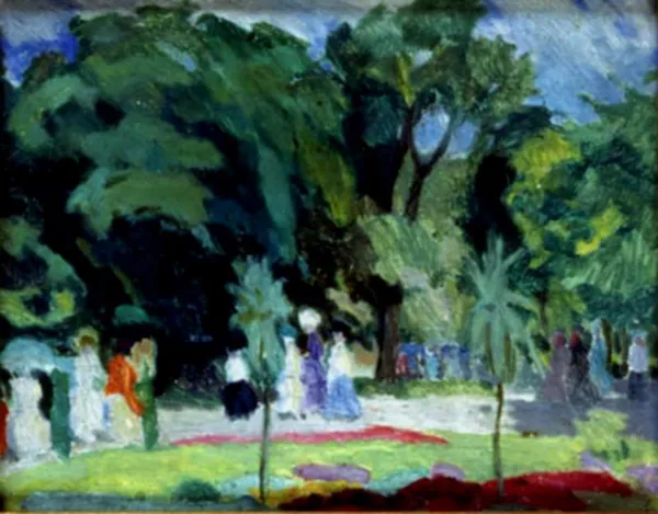 Eugeniusz Geppert, W parku, 1929