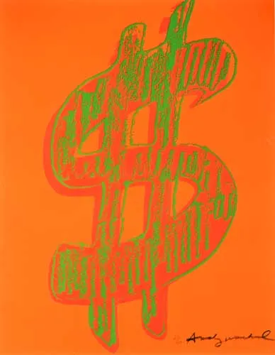 Andy Warhol, $ (1), z teki 6 serigrafii, 1982