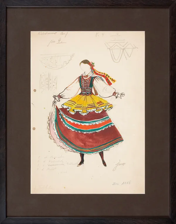 Jan Marcin Szancer, Kostium ludowy, ok 1955-1961