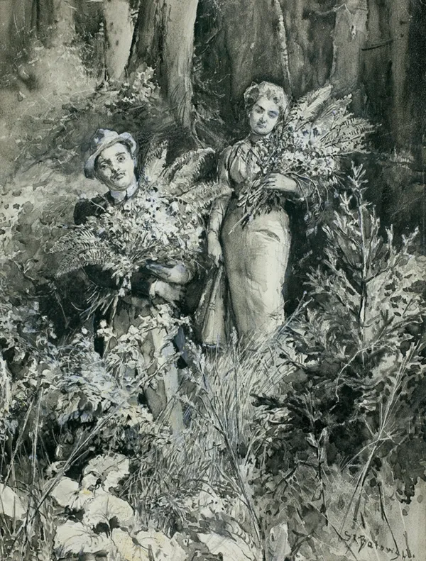 Stanisław Kaczor Batowski, ZBIERANIE PAPROCI, przed 1901/1902