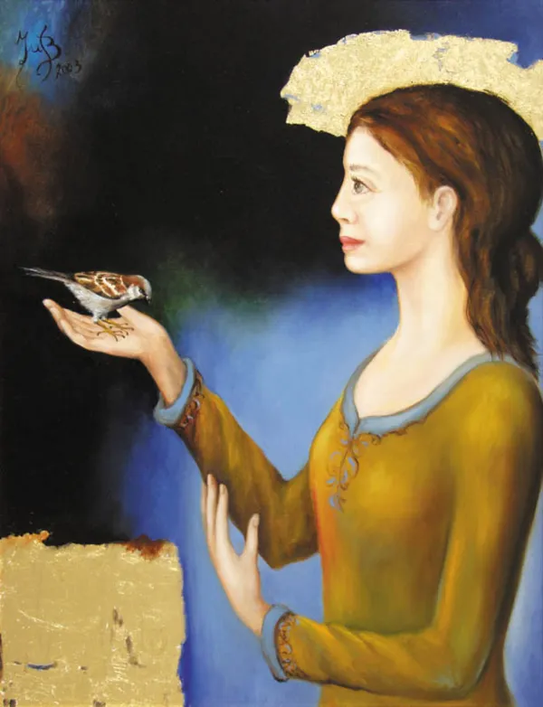 Iwo Birkenmajer, Dziewczyna z wróbelkiem, 2003