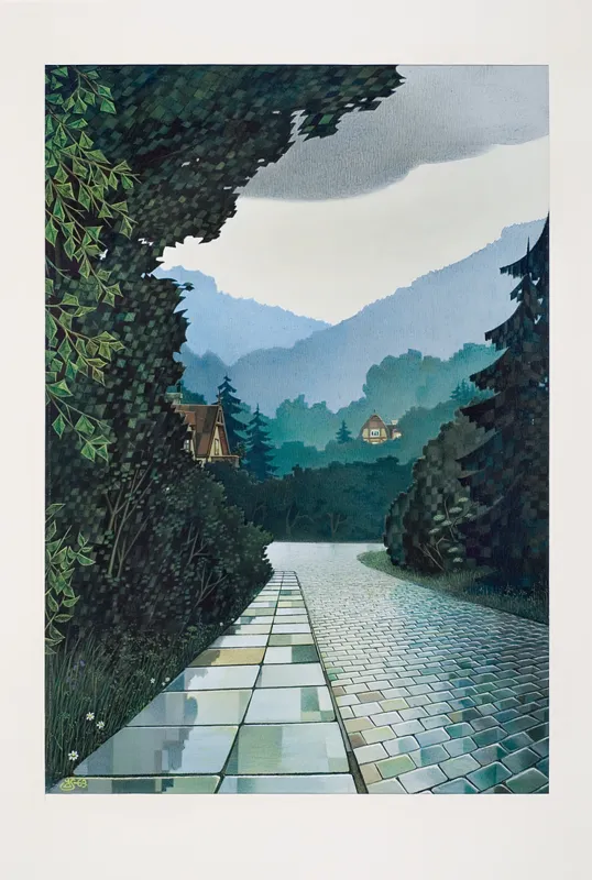 Jerzy Szelągowski, Miasteczko w górach, 1969