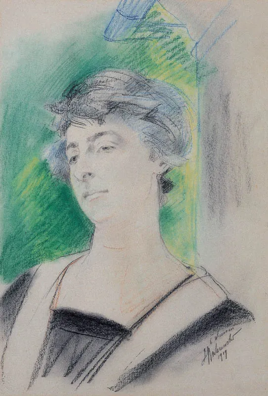 Jacek Malczewski, Portret młodej kobiety, 1919