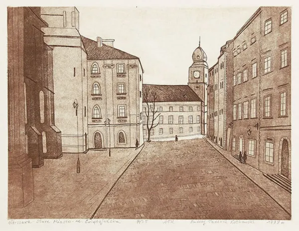 Andrzej Tadeusz  Kotkowski, Warszawa – Stare Miasto – Ul. Świętoj