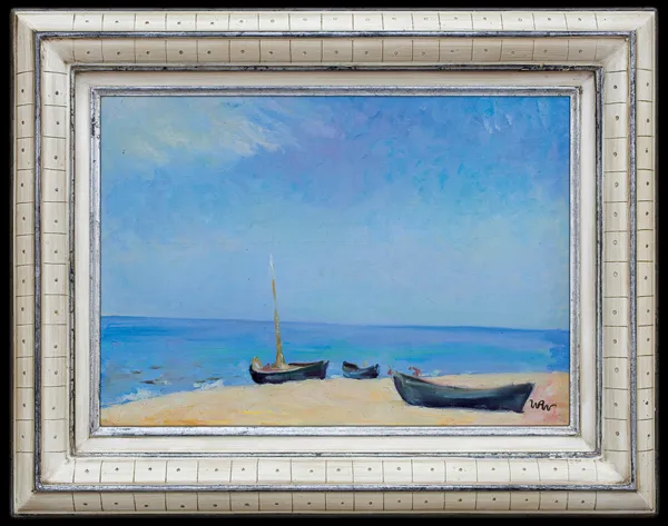 Wojciech Weiss, ŁODZIE NA BRZEGU MORZA