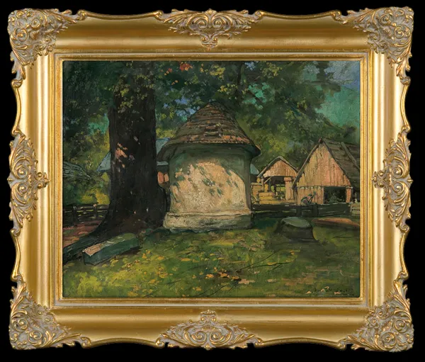 Ludwik Stasiak, STUDNIA W PARKU PRZED DWOREM 