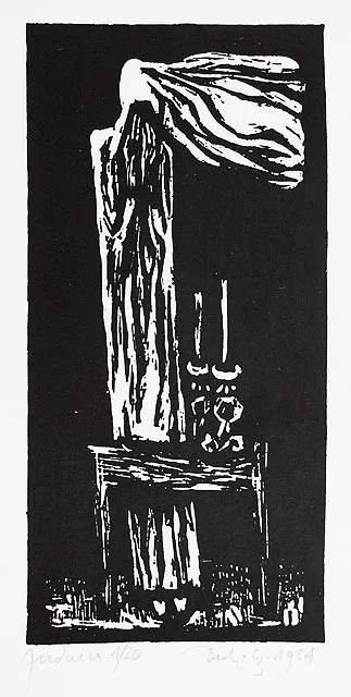 Jerzy Duda Gracz, Rycina 13 z cyklu Judaica, 1964