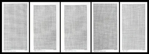 Ryszard Winiarski, Cykl Rysunek do kolorowania 2,3,4,5,6, 1976