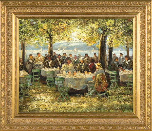 Alexander Thiele, OGRÓDEK KAWIARNIANY NAD STARNBERGERSEE