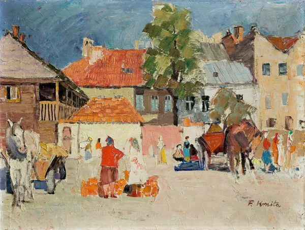 Franciszek Kmita, WIDOK Z KAZIMIERZA N. WISŁĄ, 1963 