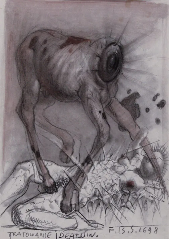 Franciszek Starowieyski, Tratowanie ideałów, 1998