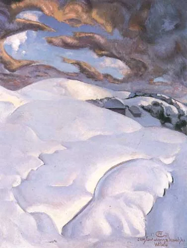 Czesław Wierusz-Kowalski, Motyw śnieżny