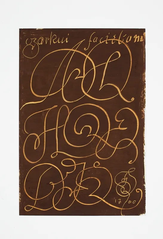 Franciszek Starowieyski, Kaligrafia, 2000