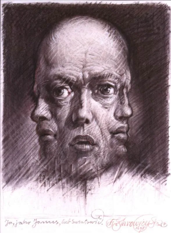Franciszek Starowieyski, Ja, jako Janus, lub Światowid, 1995