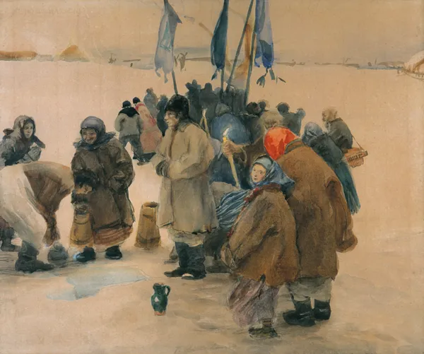 Teodor Axentowicz, Święto Jordanu