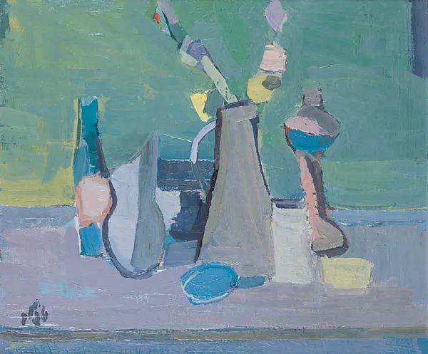 Samuel Tepler, Martwa natura z lampą, ok. 1981 