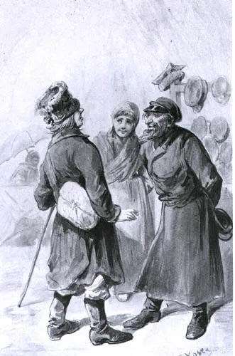 Franciszek Kostrzewski, Jarmarczny sprzedawca czapek