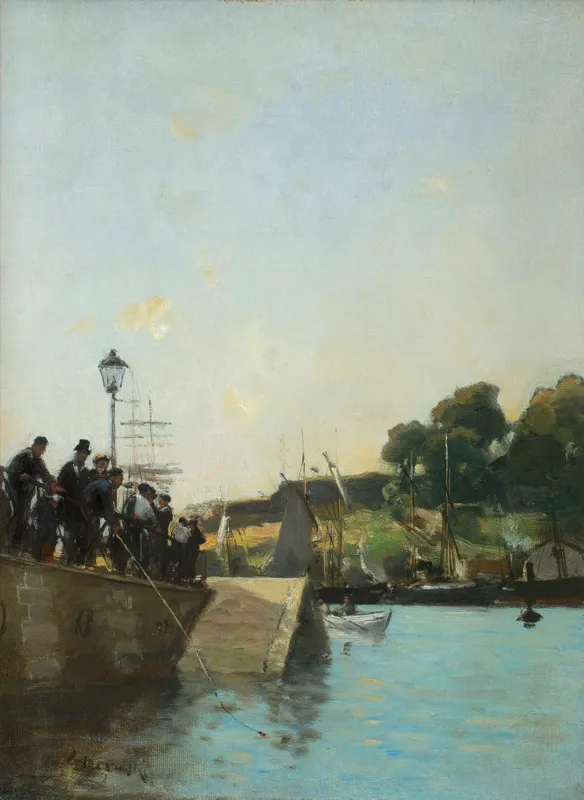 Aleksander Gierymski, WIDOK NABRZEŻA SEKWANY, ok. 1892