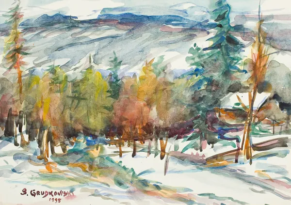 Sergiusz  Grudkowski, PIERWSZY ŚNIEG, 1995