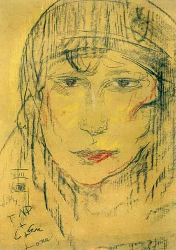 Stanisław Ignacy Witkiewicz, Portret Janiny Turowskiej (?)