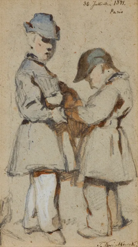 Teofil Kwiatkowski, Dwaj chłopcy, 30. lipca 1841
