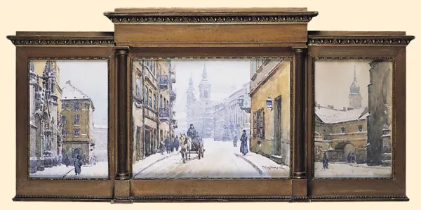 Tadeusz Cieślewski, TRYPTYK WARSZAWSKI, przed 1939