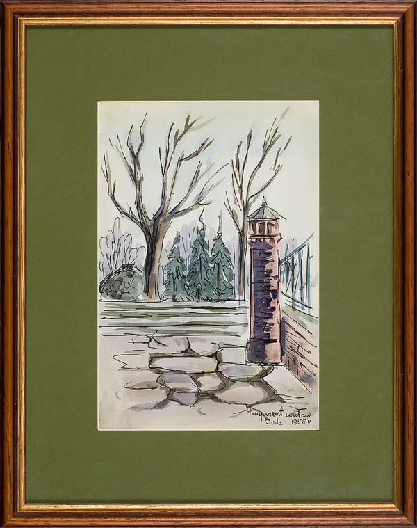 Jerzy Duda Gracz, Fragment wałów, 1956