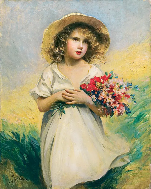 Bolesław Szańkowski, DZIEWCZYNKA Z KWIATAMI