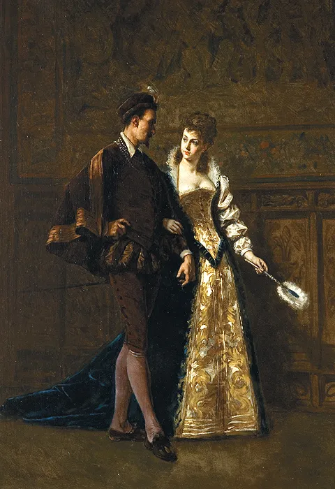 Władysław Bakałowicz, WYJŚCIE Z KOŚCIOŁA (czasy Walezjuszy)