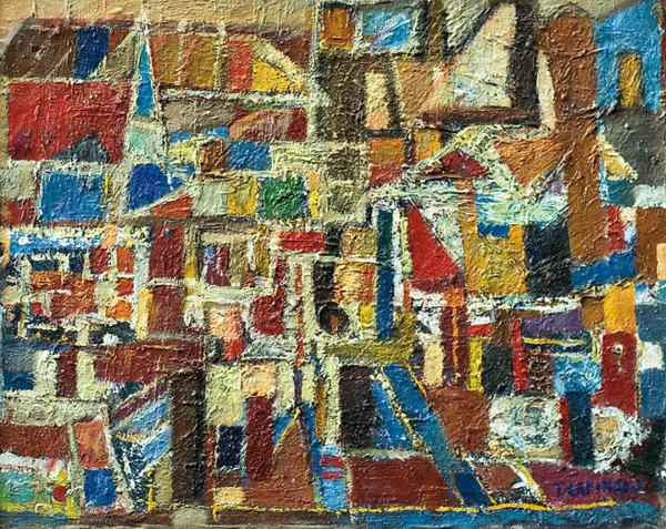 Tadeusz  Łapiński, WARSZAWSKIE FRAGMENTY, 1955